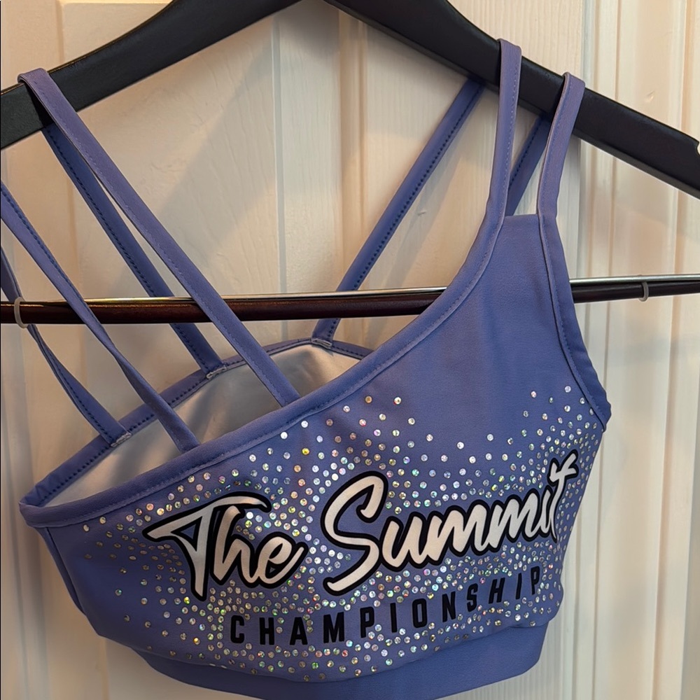 Purple The Summit Championship Crop Top/Bra